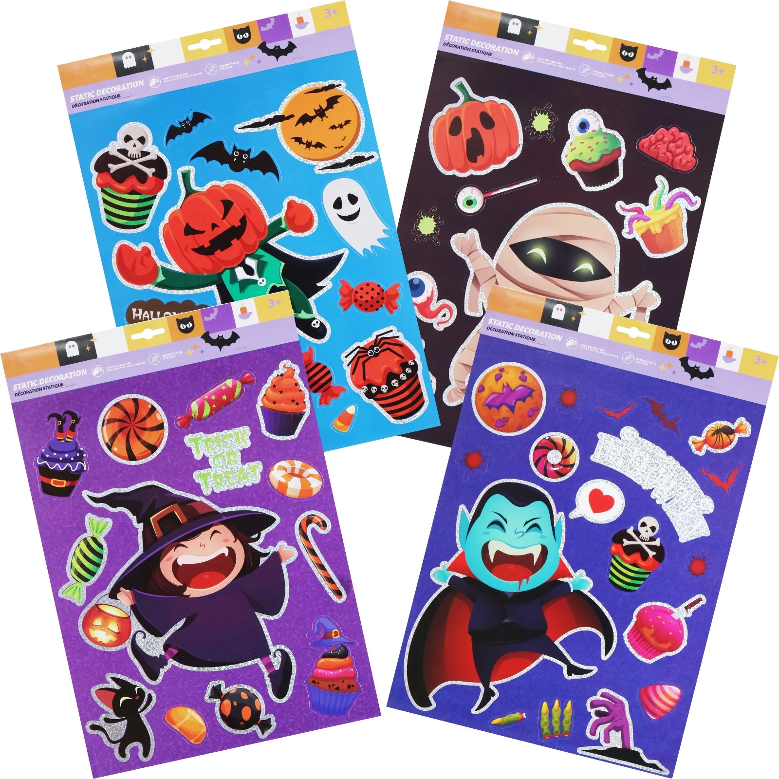Wicked Halloween Window Stickers Assorted